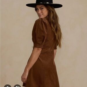 Rylee and Cru corduroy mini dress